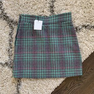 🔥Sale🔥Sandro green check wool skirt
